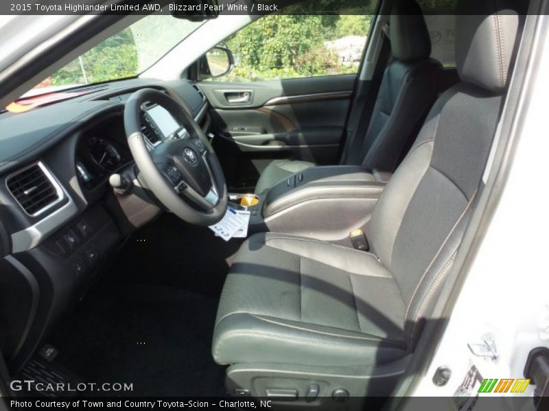 Blizzard Pearl White / Black 2015 Toyota Highlander Limited AWD