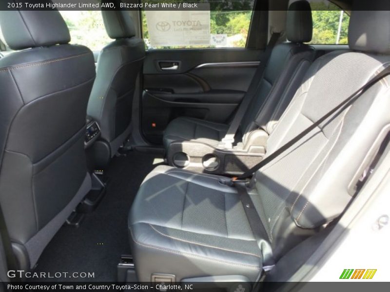 Blizzard Pearl White / Black 2015 Toyota Highlander Limited AWD