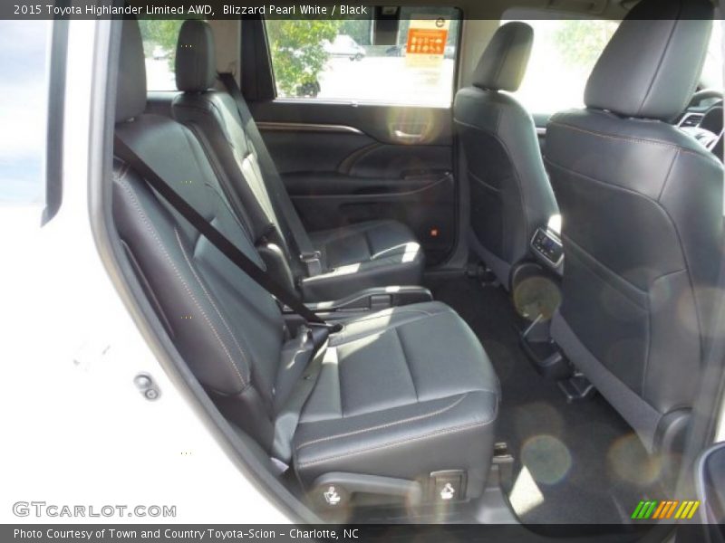 Blizzard Pearl White / Black 2015 Toyota Highlander Limited AWD