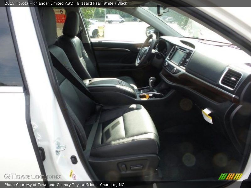 Blizzard Pearl White / Black 2015 Toyota Highlander Limited AWD