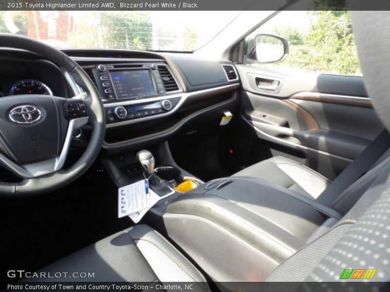Blizzard Pearl White / Black 2015 Toyota Highlander Limited AWD