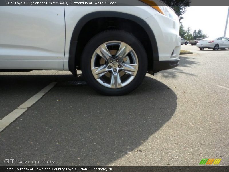 Blizzard Pearl White / Black 2015 Toyota Highlander Limited AWD