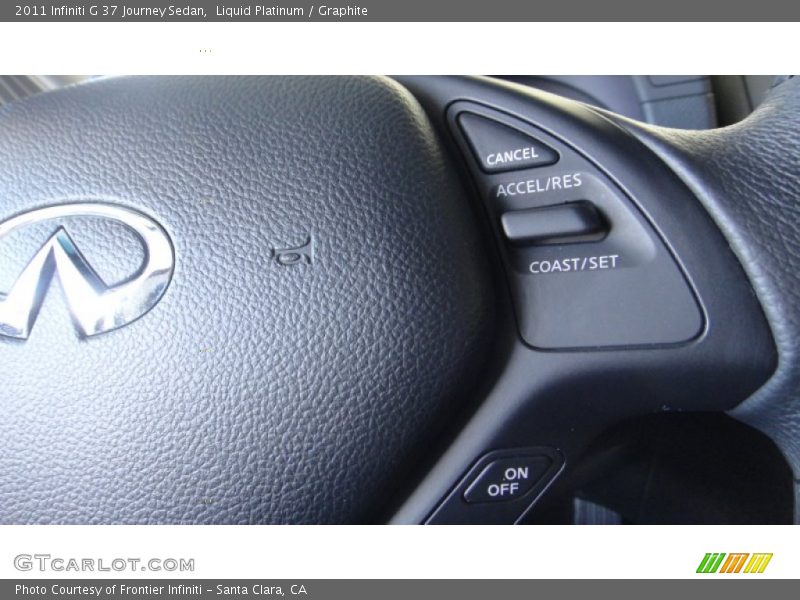 Liquid Platinum / Graphite 2011 Infiniti G 37 Journey Sedan