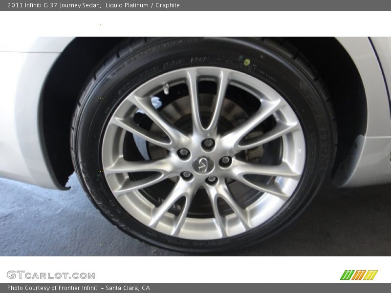 Liquid Platinum / Graphite 2011 Infiniti G 37 Journey Sedan