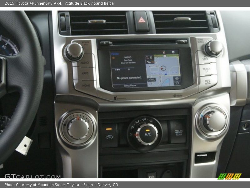 Controls of 2015 4Runner SR5 4x4