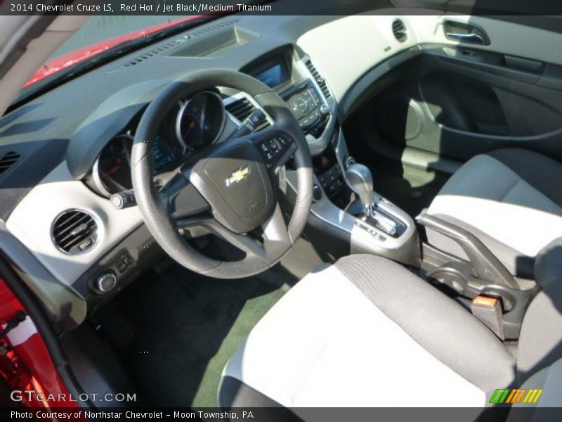 Red Hot / Jet Black/Medium Titanium 2014 Chevrolet Cruze LS