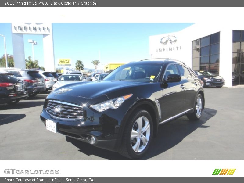 Black Obsidian / Graphite 2011 Infiniti FX 35 AWD