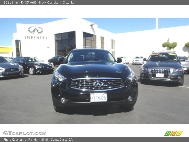 Black Obsidian / Graphite 2011 Infiniti FX 35 AWD