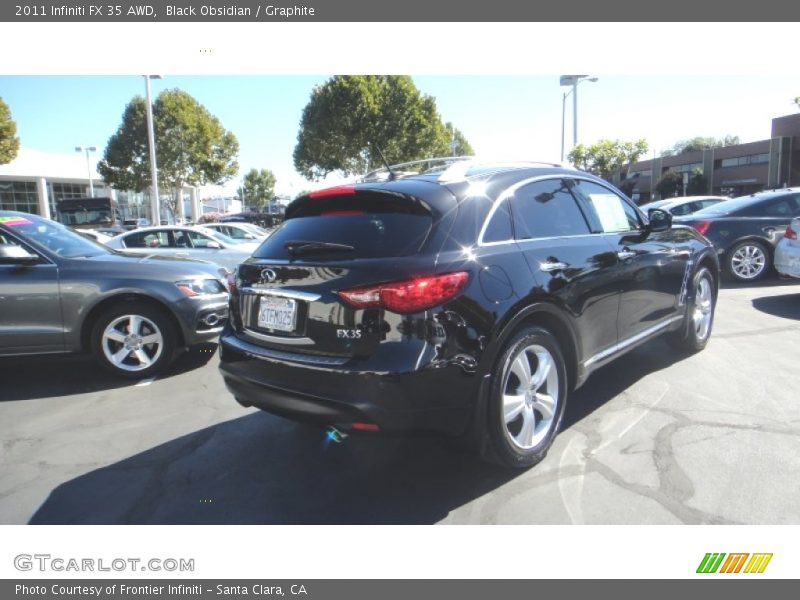 Black Obsidian / Graphite 2011 Infiniti FX 35 AWD