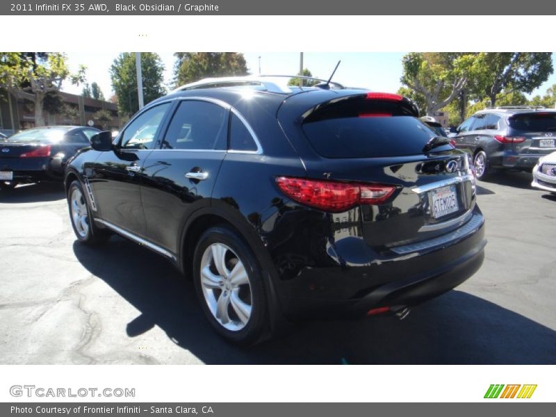 Black Obsidian / Graphite 2011 Infiniti FX 35 AWD