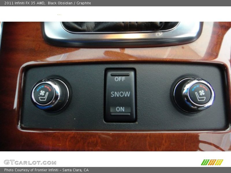 Black Obsidian / Graphite 2011 Infiniti FX 35 AWD