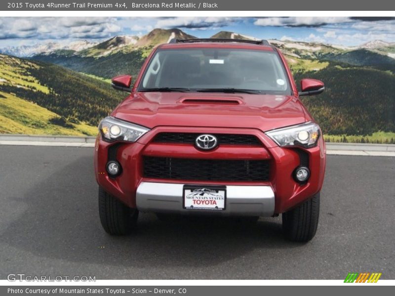 Barcelona Red Metallic / Black 2015 Toyota 4Runner Trail Premium 4x4