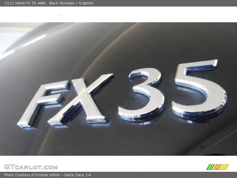 Black Obsidian / Graphite 2011 Infiniti FX 35 AWD