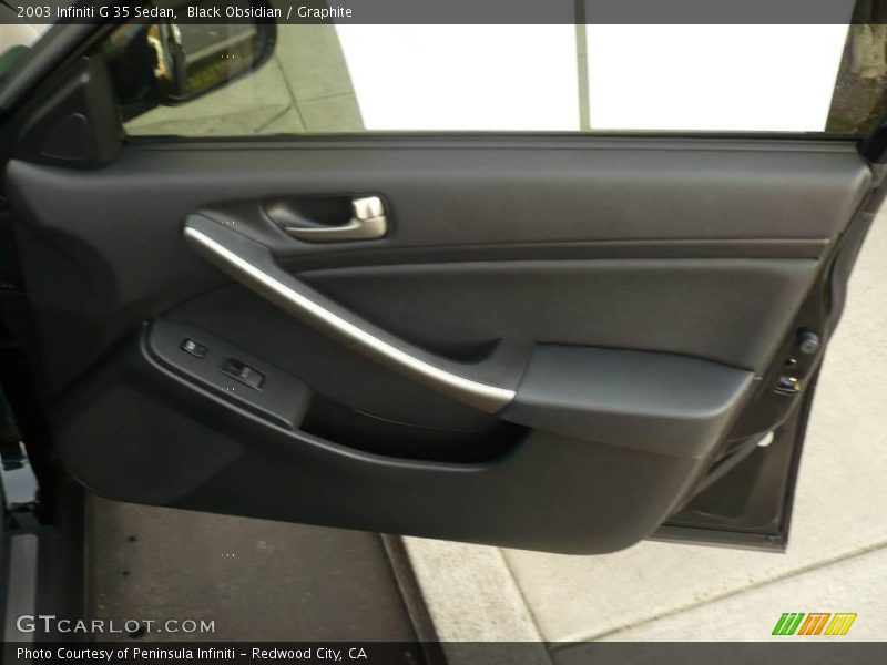 Black Obsidian / Graphite 2003 Infiniti G 35 Sedan