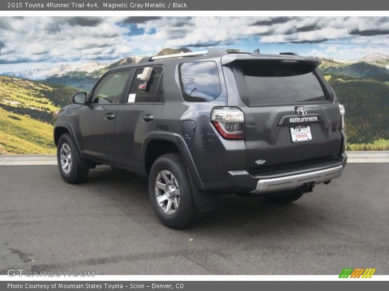 Magnetic Gray Metallic / Black 2015 Toyota 4Runner Trail 4x4