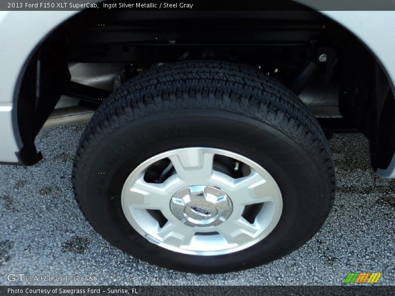 Ingot Silver Metallic / Steel Gray 2013 Ford F150 XLT SuperCab