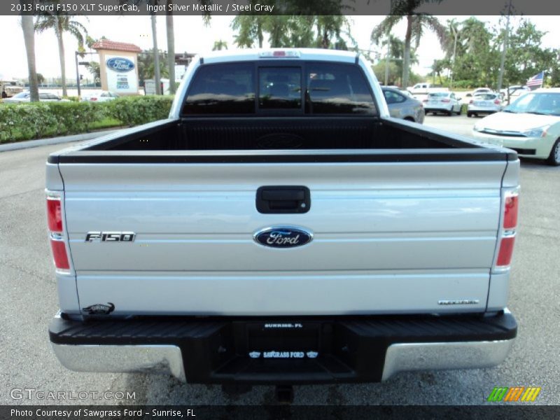 Ingot Silver Metallic / Steel Gray 2013 Ford F150 XLT SuperCab