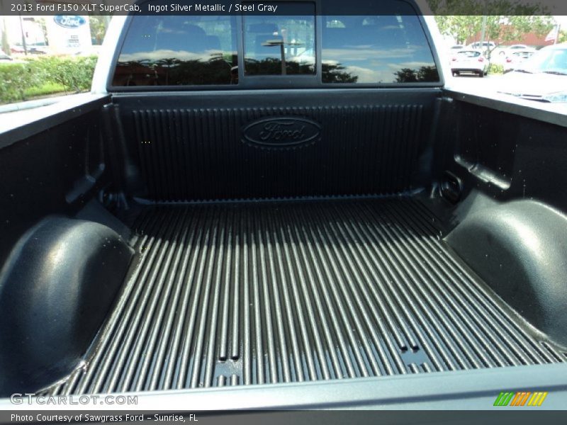 Ingot Silver Metallic / Steel Gray 2013 Ford F150 XLT SuperCab
