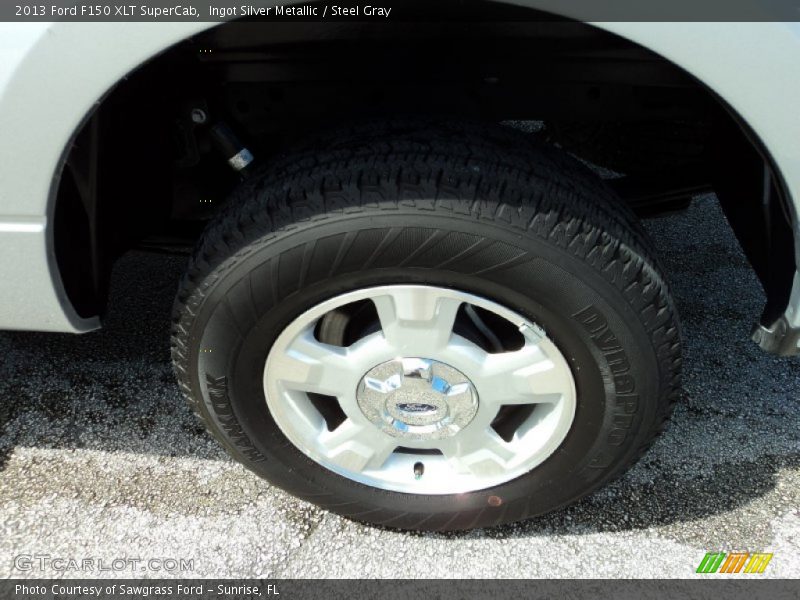 Ingot Silver Metallic / Steel Gray 2013 Ford F150 XLT SuperCab