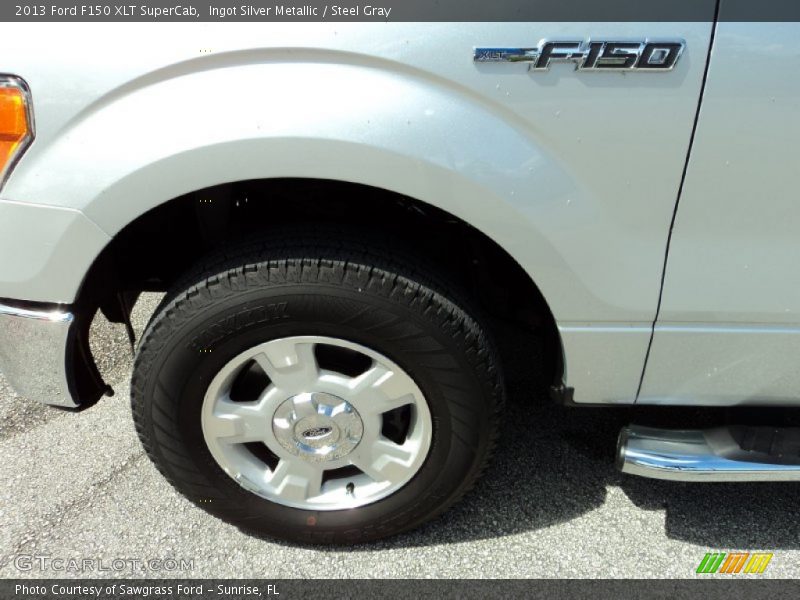 Ingot Silver Metallic / Steel Gray 2013 Ford F150 XLT SuperCab
