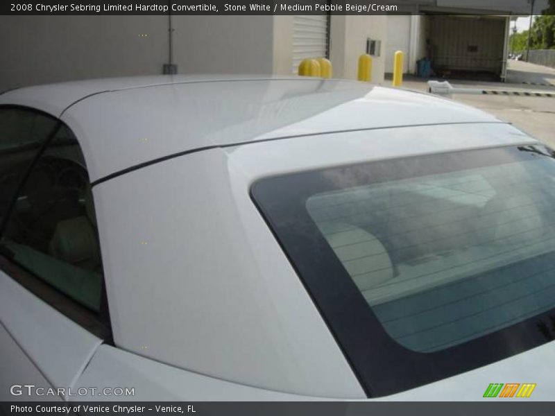 Stone White / Medium Pebble Beige/Cream 2008 Chrysler Sebring Limited Hardtop Convertible
