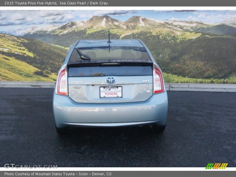 Sea Glass Pearl / Dark Gray 2015 Toyota Prius Five Hybrid
