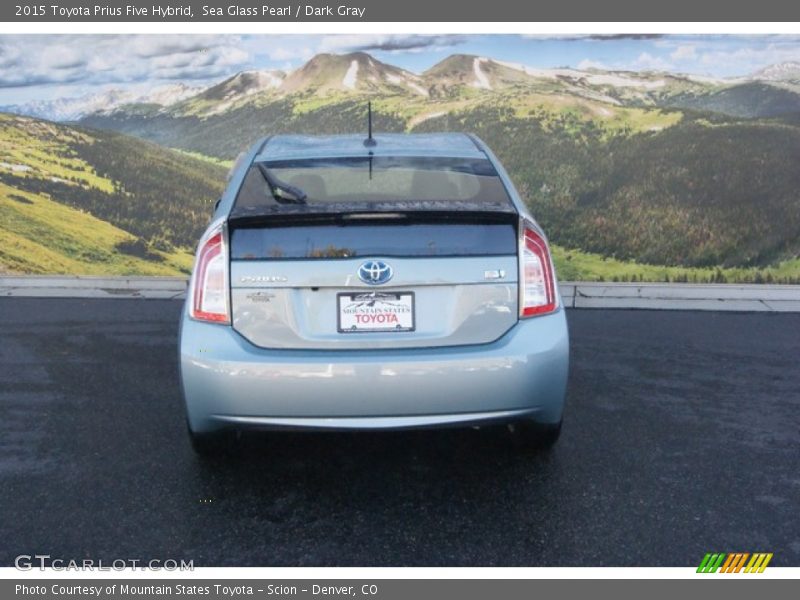 Sea Glass Pearl / Dark Gray 2015 Toyota Prius Five Hybrid