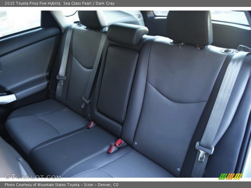 Rear Seat of 2015 Prius Five Hybrid