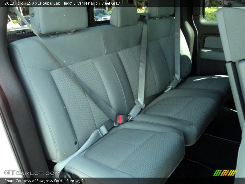 Ingot Silver Metallic / Steel Gray 2013 Ford F150 XLT SuperCab