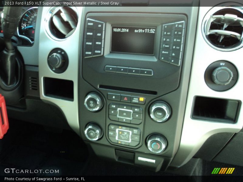 Ingot Silver Metallic / Steel Gray 2013 Ford F150 XLT SuperCab