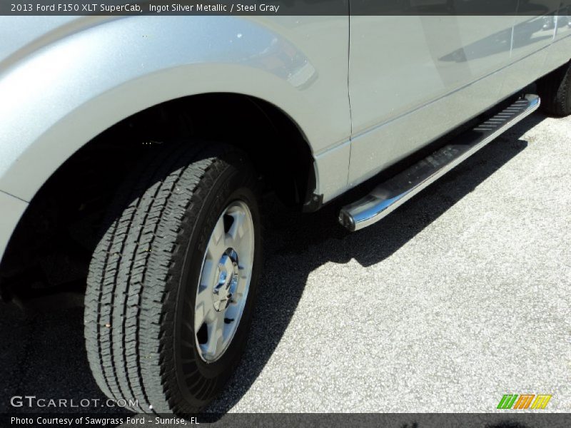 Ingot Silver Metallic / Steel Gray 2013 Ford F150 XLT SuperCab