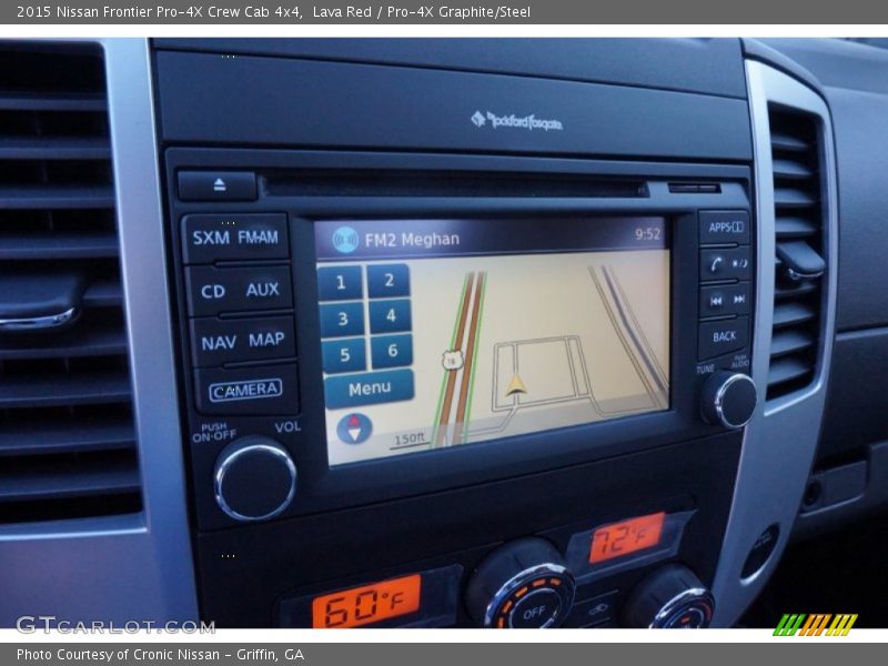 Navigation of 2015 Frontier Pro-4X Crew Cab 4x4