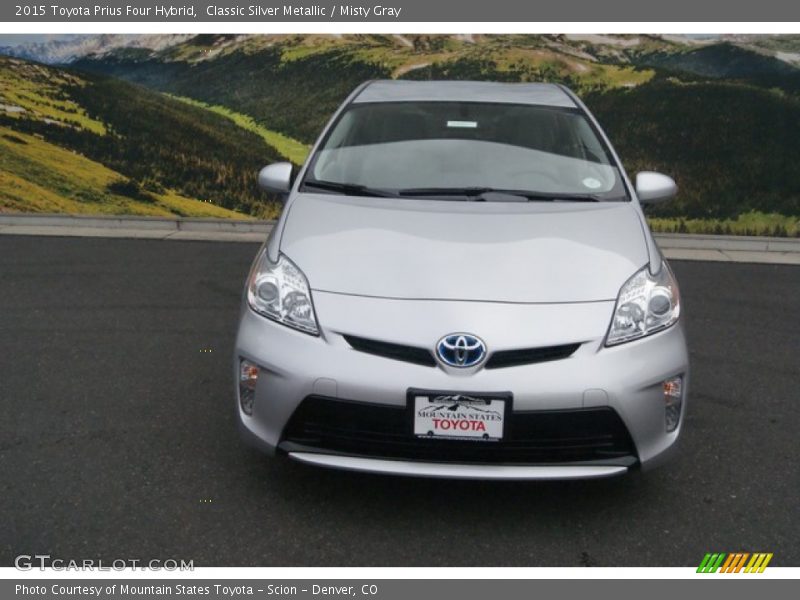 Classic Silver Metallic / Misty Gray 2015 Toyota Prius Four Hybrid