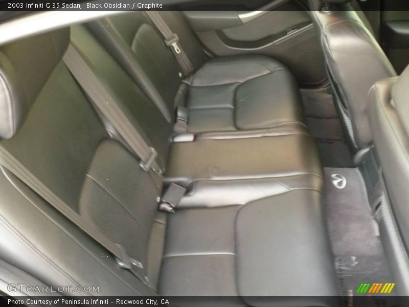 Black Obsidian / Graphite 2003 Infiniti G 35 Sedan