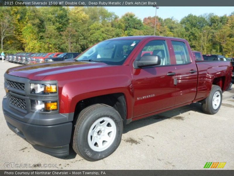 Front 3/4 View of 2015 Silverado 1500 WT Double Cab