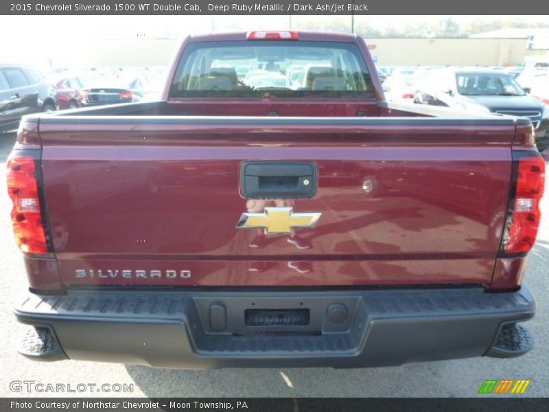 Deep Ruby Metallic / Dark Ash/Jet Black 2015 Chevrolet Silverado 1500 WT Double Cab