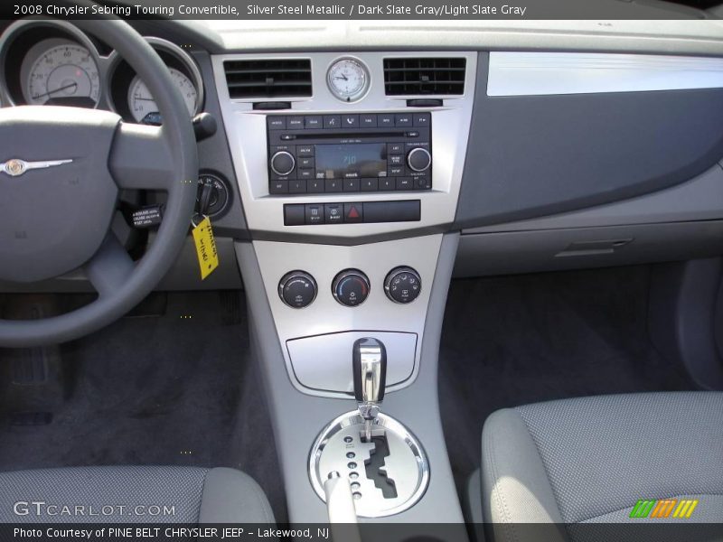 Silver Steel Metallic / Dark Slate Gray/Light Slate Gray 2008 Chrysler Sebring Touring Convertible