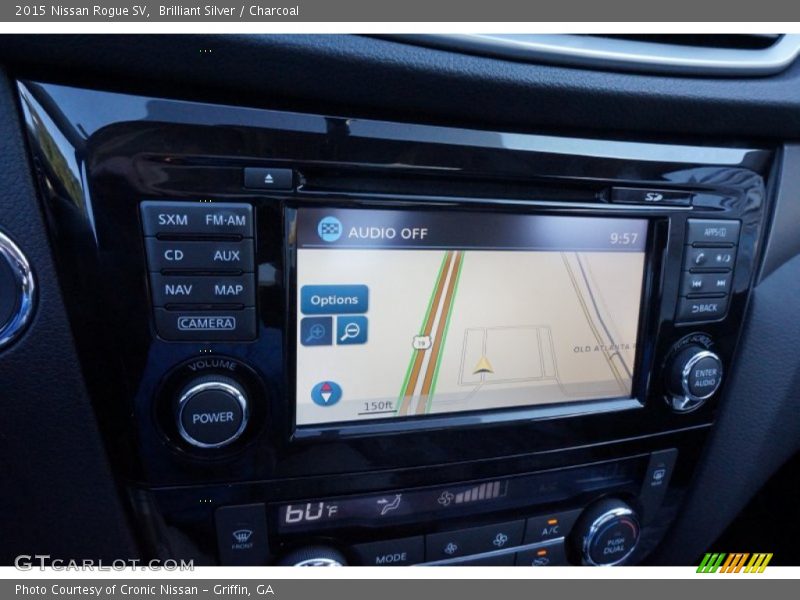 Brilliant Silver / Charcoal 2015 Nissan Rogue SV