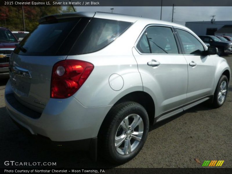 Silver Ice Metallic / Jet Black 2015 Chevrolet Equinox LS