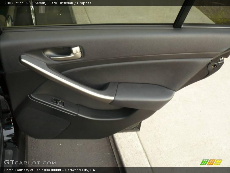 Black Obsidian / Graphite 2003 Infiniti G 35 Sedan