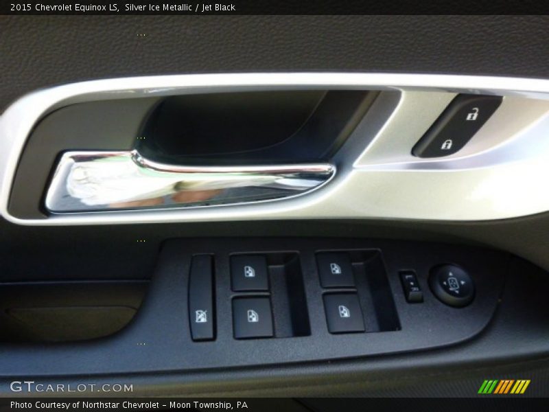 Silver Ice Metallic / Jet Black 2015 Chevrolet Equinox LS