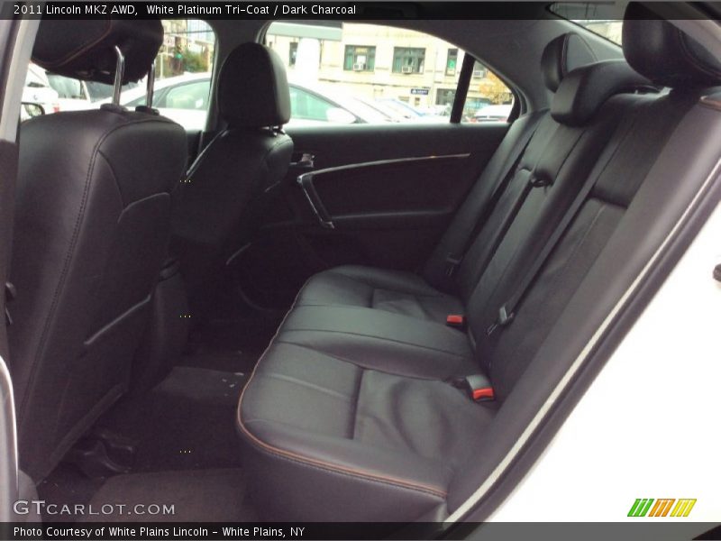 White Platinum Tri-Coat / Dark Charcoal 2011 Lincoln MKZ AWD