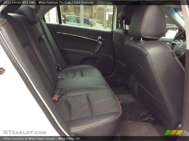 White Platinum Tri-Coat / Dark Charcoal 2011 Lincoln MKZ AWD