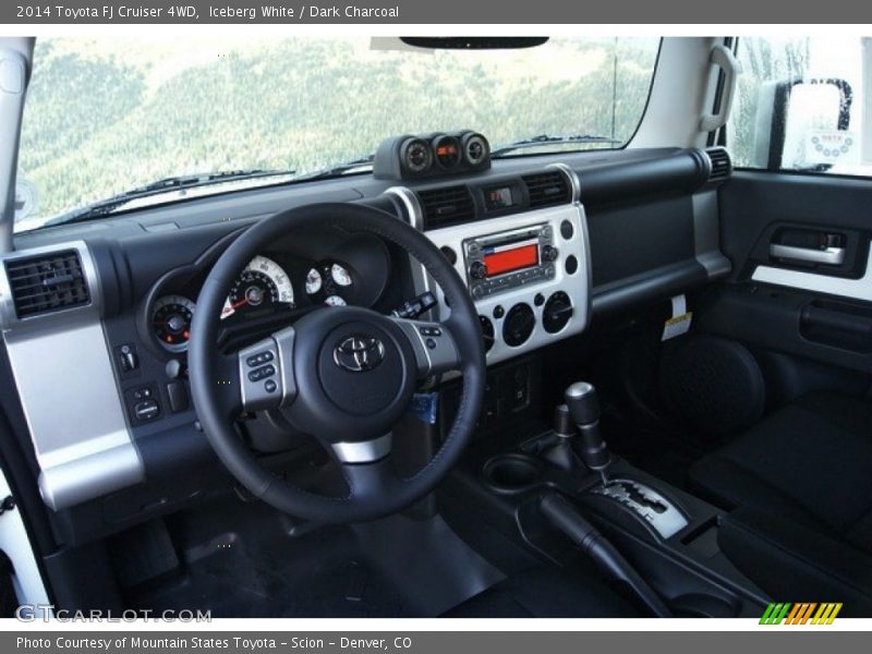 Iceberg White / Dark Charcoal 2014 Toyota FJ Cruiser 4WD