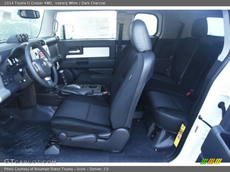 Iceberg White / Dark Charcoal 2014 Toyota FJ Cruiser 4WD