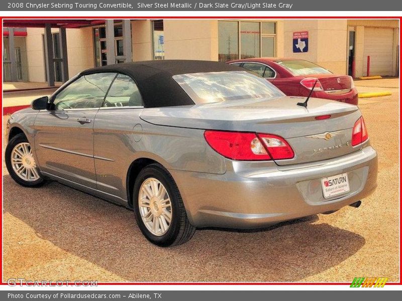 Silver Steel Metallic / Dark Slate Gray/Light Slate Gray 2008 Chrysler Sebring Touring Convertible