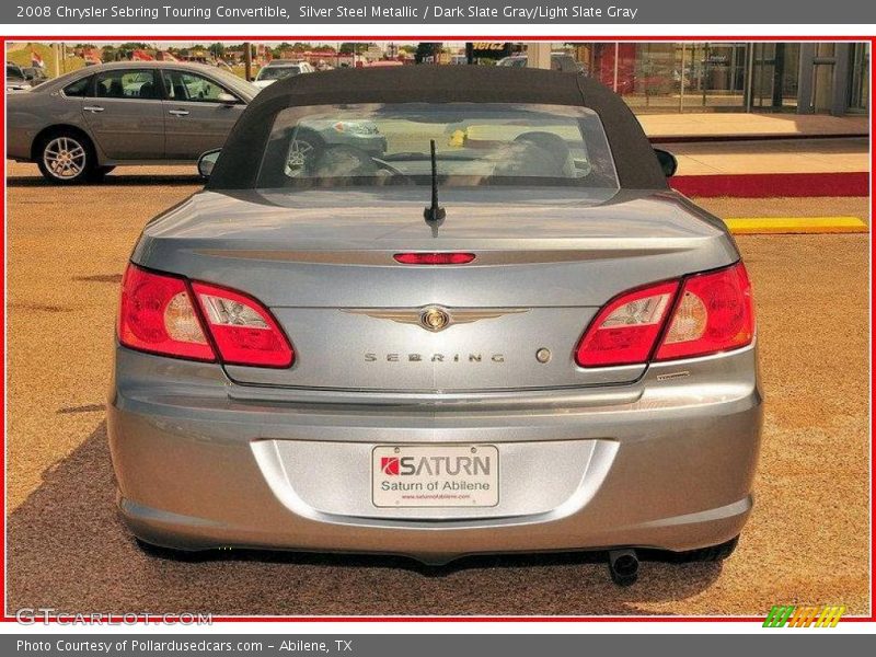 Silver Steel Metallic / Dark Slate Gray/Light Slate Gray 2008 Chrysler Sebring Touring Convertible