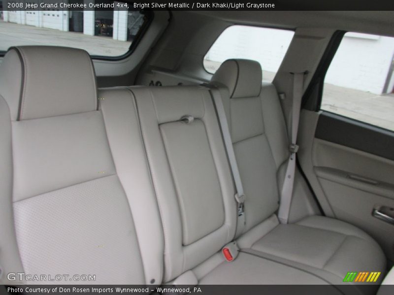 Bright Silver Metallic / Dark Khaki/Light Graystone 2008 Jeep Grand Cherokee Overland 4x4