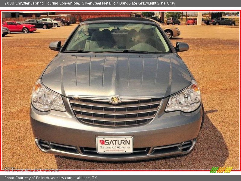 Silver Steel Metallic / Dark Slate Gray/Light Slate Gray 2008 Chrysler Sebring Touring Convertible