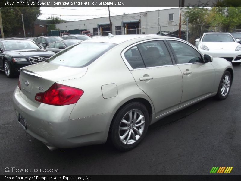 Serengeti Sand Metallic / Graphite Black 2007 Infiniti G 35 x Sedan